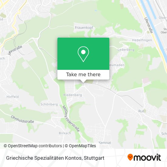 Griechische Spezialitäten Kontos map