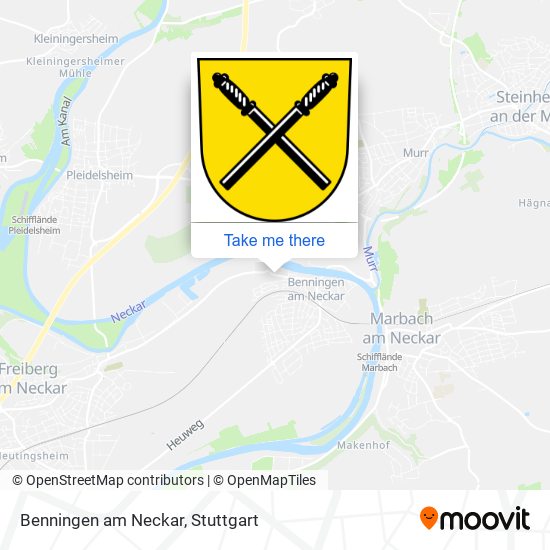 Benningen am Neckar map