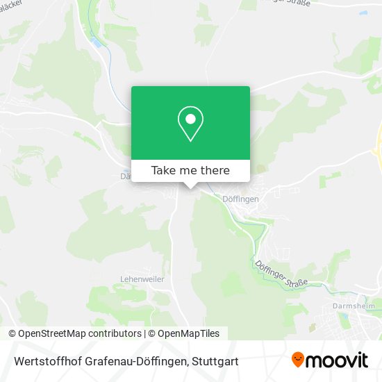 Карта Wertstoffhof Grafenau-Döffingen