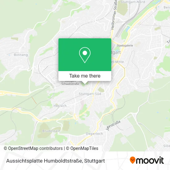 Карта Aussichtsplatte Humboldtstraße