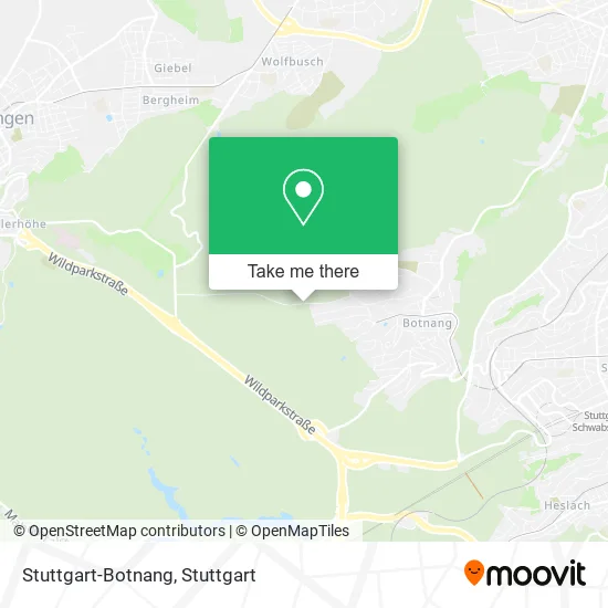 Карта Stuttgart-Botnang