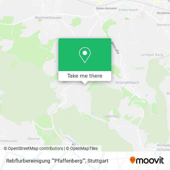 Rebflurbereinigung ""Pfaffenberg"" map