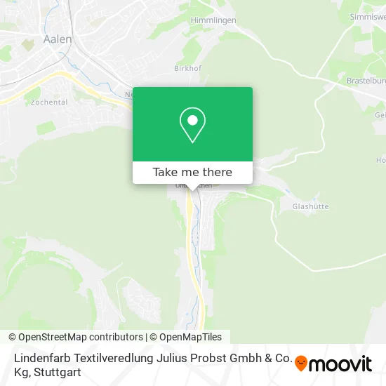 Карта Lindenfarb Textilveredlung Julius Probst Gmbh & Co. Kg