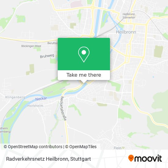 Карта Radverkehrsnetz Heilbronn