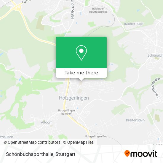 Schönbuchsporthalle map