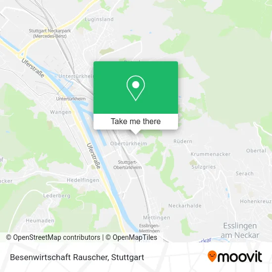 Карта Besenwirtschaft Rauscher
