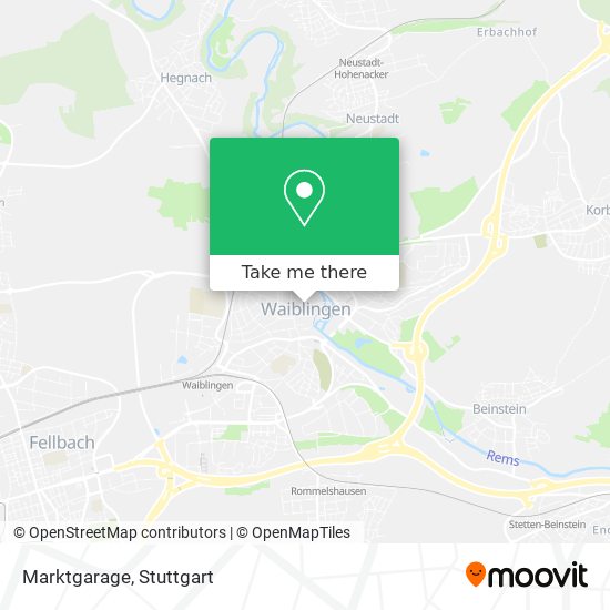 Marktgarage map