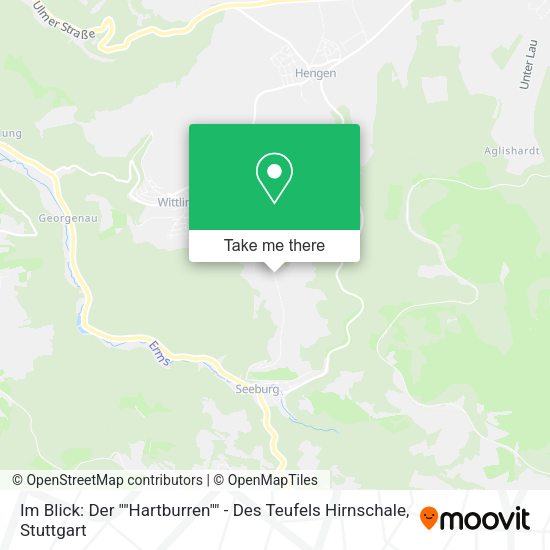 Карта Im Blick: Der ""Hartburren"" - Des Teufels Hirnschale