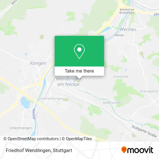 Карта Friedhof Wendlingen