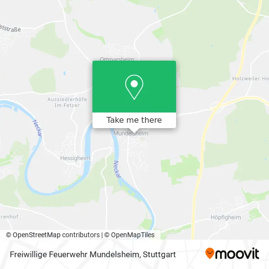 Карта Freiwillige Feuerwehr Mundelsheim