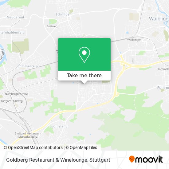 Goldberg Restaurant & Winelounge map