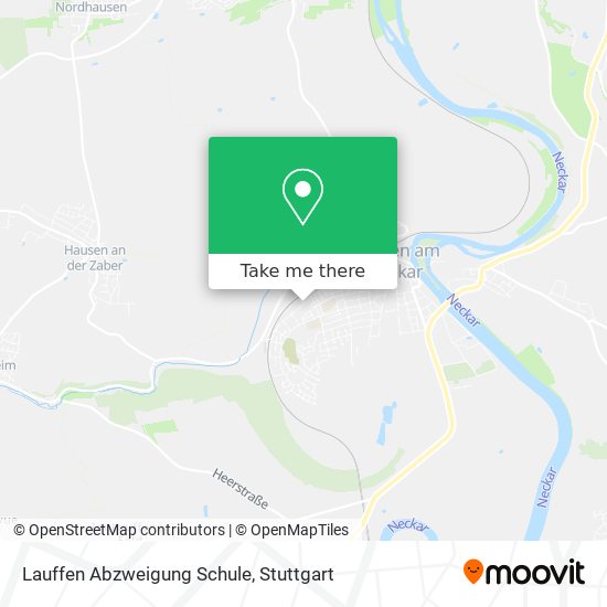 Lauffen Abzweigung Schule map