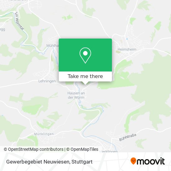 Gewerbegebiet Neuwiesen map