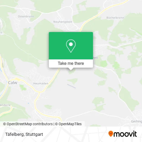 Карта Täfelberg