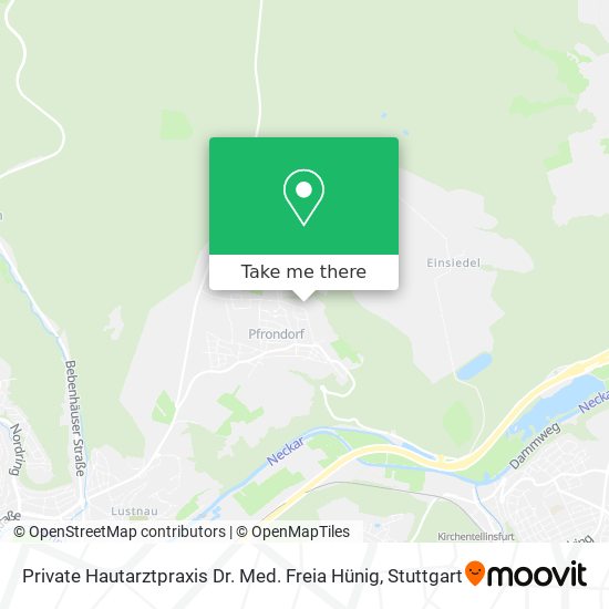Private Hautarztpraxis Dr. Med. Freia Hünig map