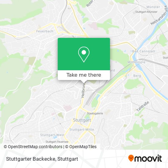 Карта Stuttgarter Backecke