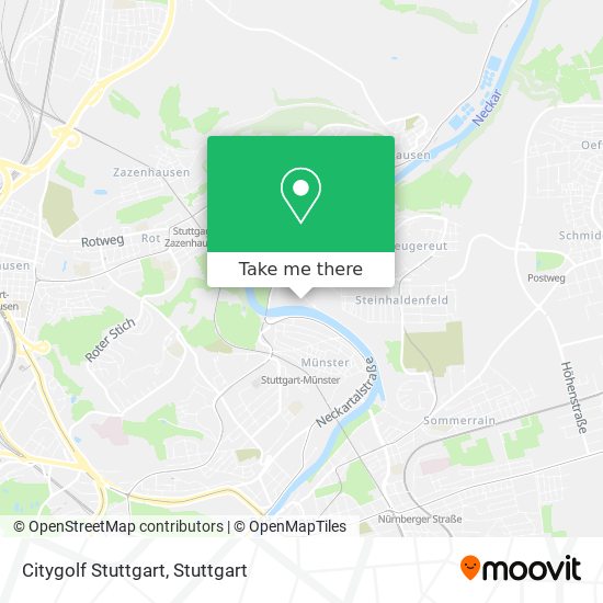 Citygolf Stuttgart map