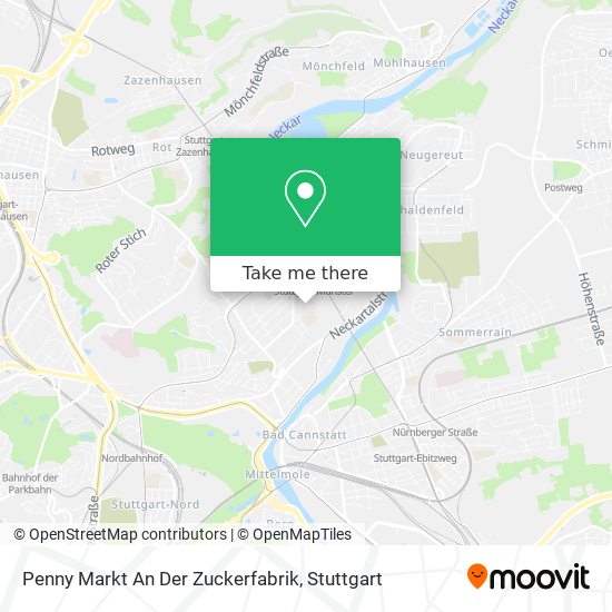 Penny Markt An Der Zuckerfabrik map
