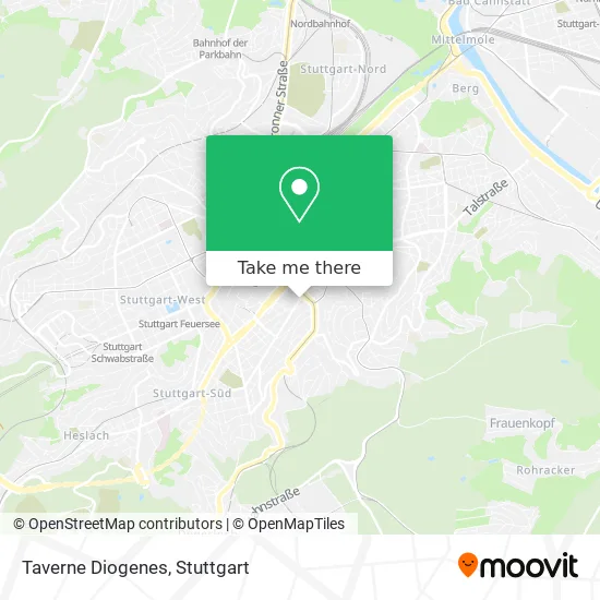 Карта Taverne Diogenes