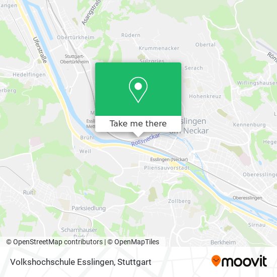 Карта Volkshochschule Esslingen