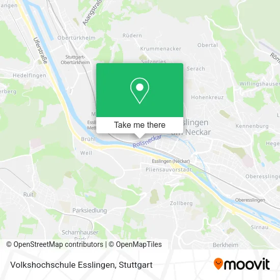 Карта Volkshochschule Esslingen