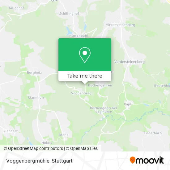 Карта Voggenbergmühle