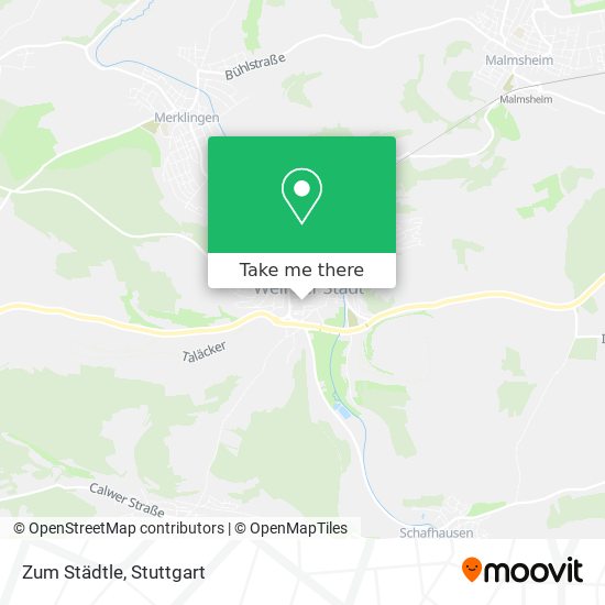 Zum Städtle map