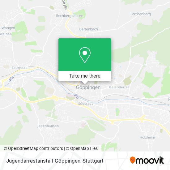 Карта Jugendarrestanstalt Göppingen