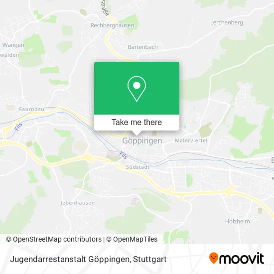Карта Jugendarrestanstalt Göppingen