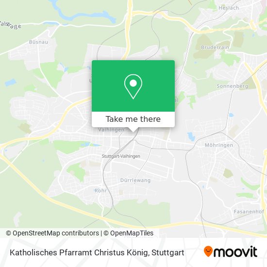 Katholisches Pfarramt Christus König map