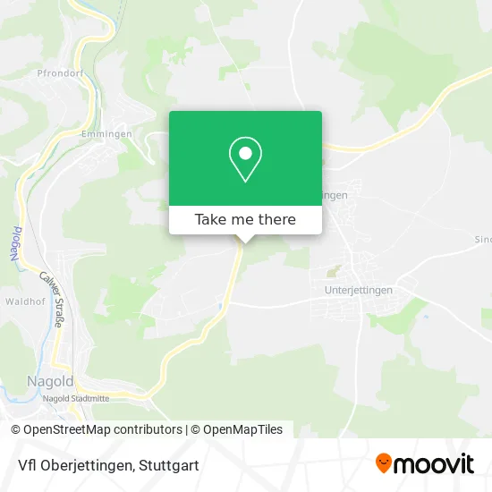 Карта Vfl Oberjettingen