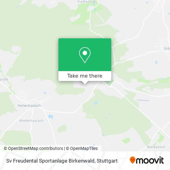 Карта Sv Freudental Sportanlage Birkenwald
