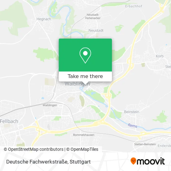 Карта Deutsche Fachwerkstraße