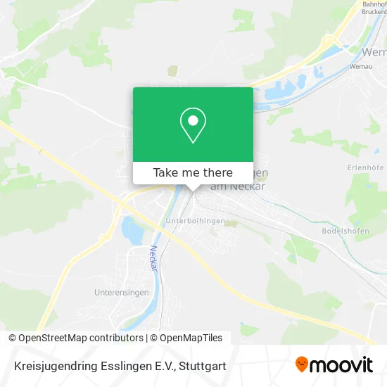 Карта Kreisjugendring Esslingen E.V.