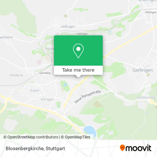 Blosenbergkirche map