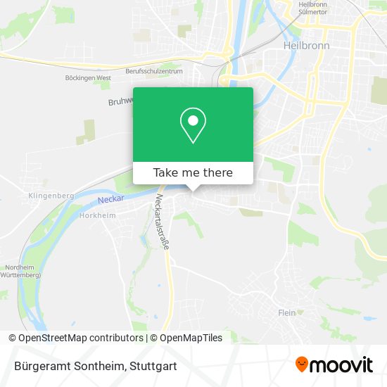 Bürgeramt Sontheim map