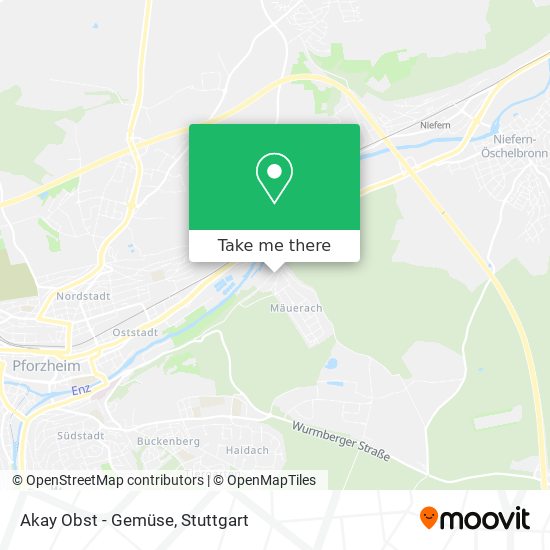 Akay Obst - Gemüse map
