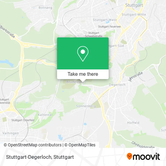 Карта Stuttgart-Degerloch