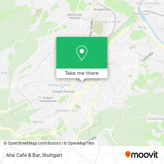 Карта Aha' Cafe & Bar