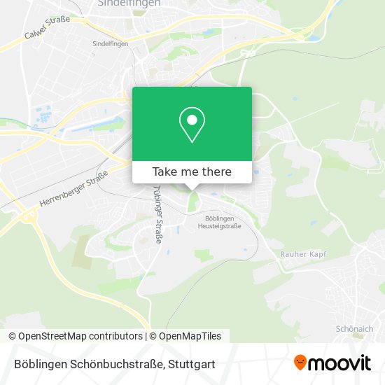 Böblingen Schönbuchstraße map