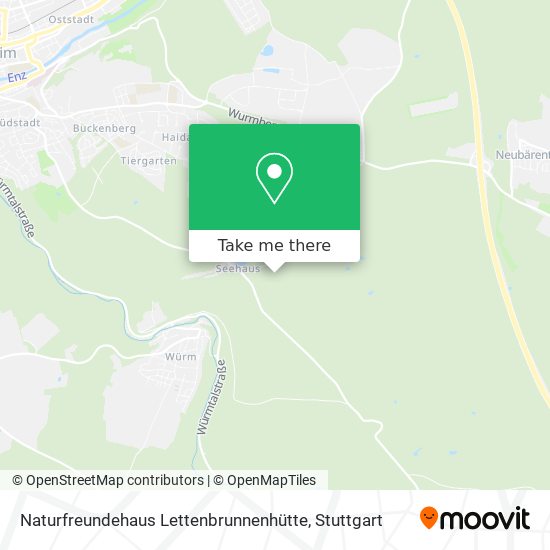 Naturfreundehaus Lettenbrunnenhütte map