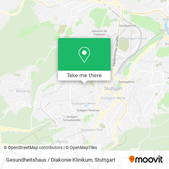Gesundheitshaus / Diakonie-Klinikum map