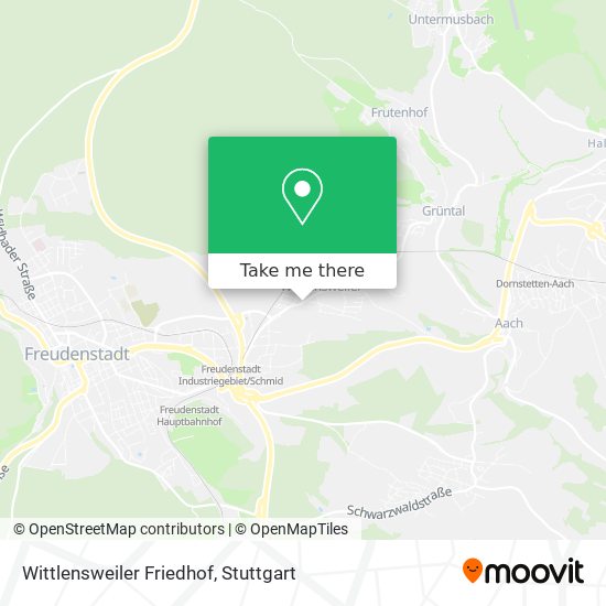 Wittlensweiler Friedhof map