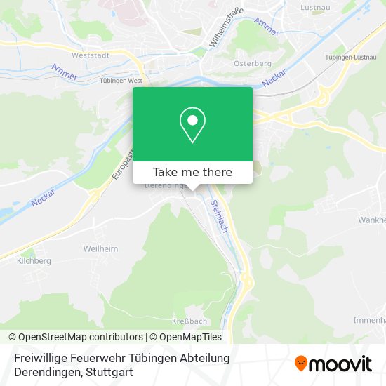 Freiwillige Feuerwehr Tübingen Abteilung Derendingen map