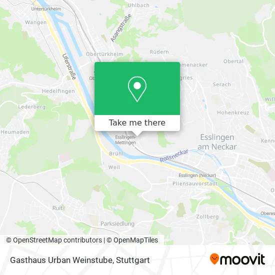 Карта Gasthaus Urban Weinstube