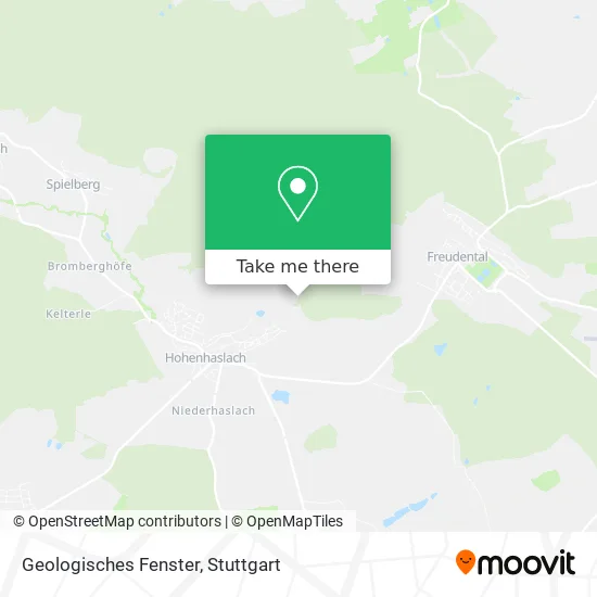 Карта Geologisches Fenster