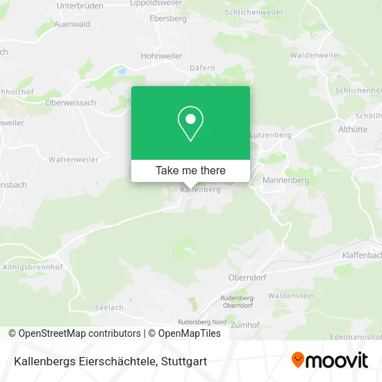 Карта Kallenbergs Eierschächtele