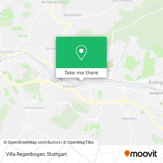 Villa Regenbogen map