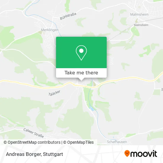 Карта Andreas Borger