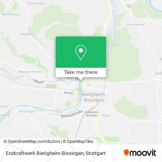 Enzkraftwerk Bietigheim-Bissingen map